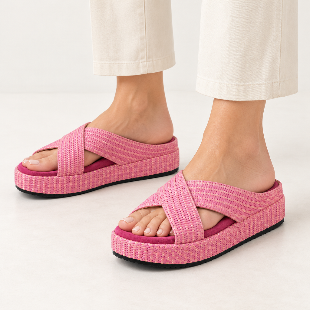 MATA ZAHRA Pink Sandals