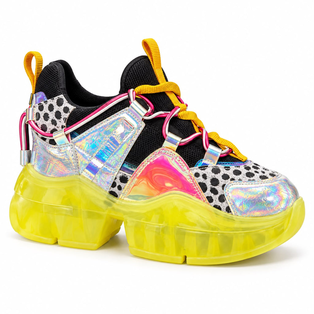 ANTHONY WANG Bannana-07 Yellow Sneakers